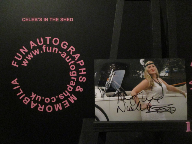 Nicole Faraday Authentic Autographed 6x4 Our Facing Photograph (L1)