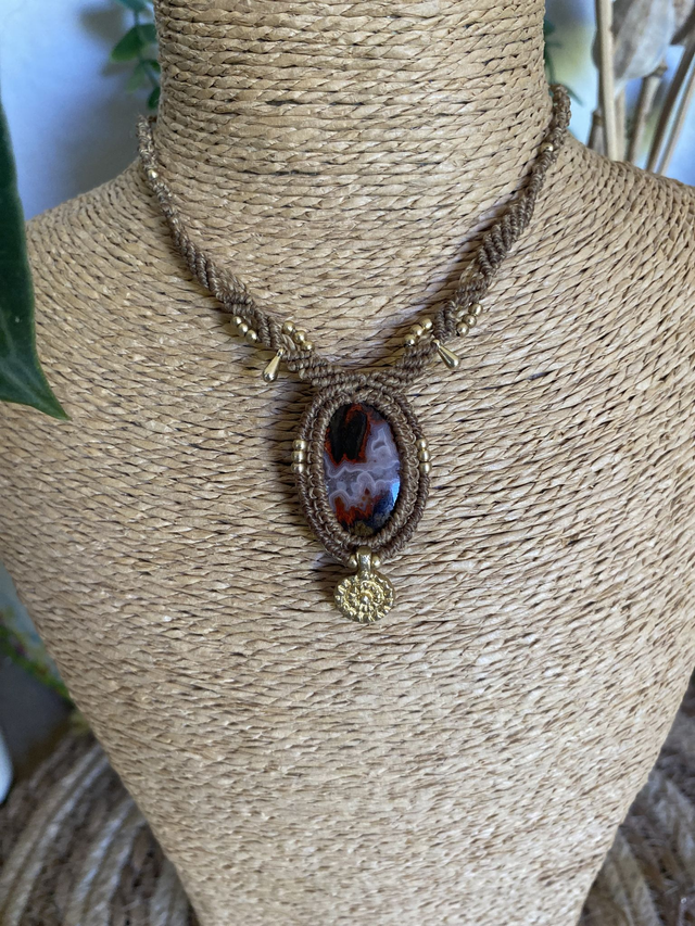 Collier UNIQUE- AGATE SEAM 