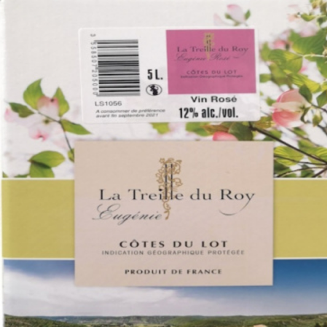 BIB 5L Côtes du Lot Rosé Treille du Roy 