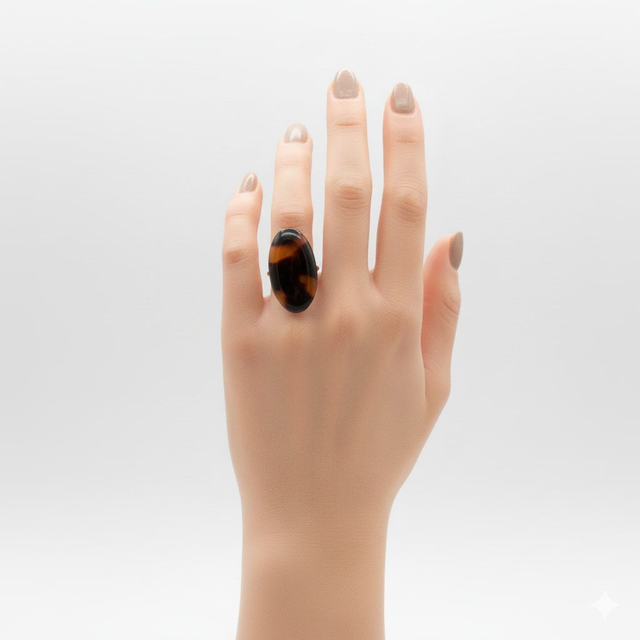  Bague effet écaille de tortue