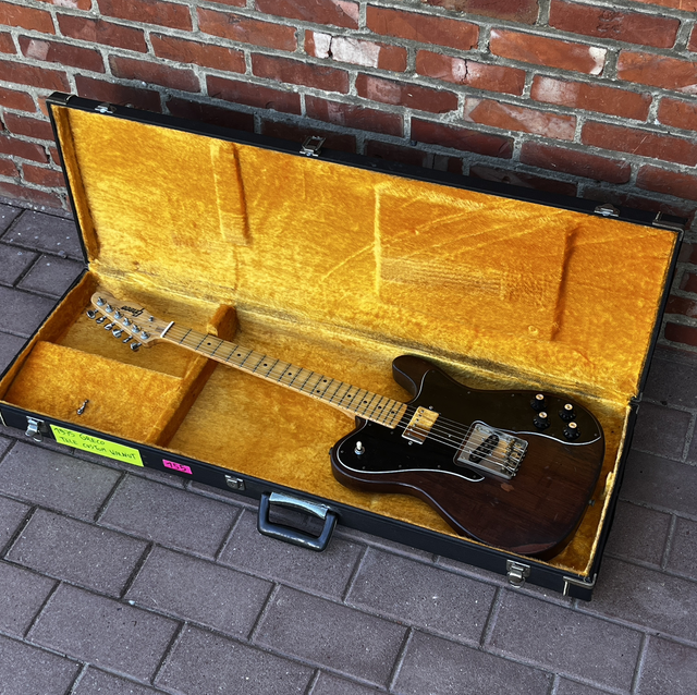 1975 Greco TC-500 WALNUT Telecaster Custom (ORDER Made Fender Japan LAWSUIT ERA) + Brass Saddles + Toploader Bridge + ORIGINAL Hard Case