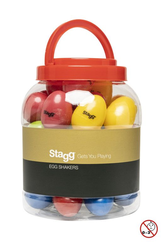 Boite de 40 Egg Shakers en plastique