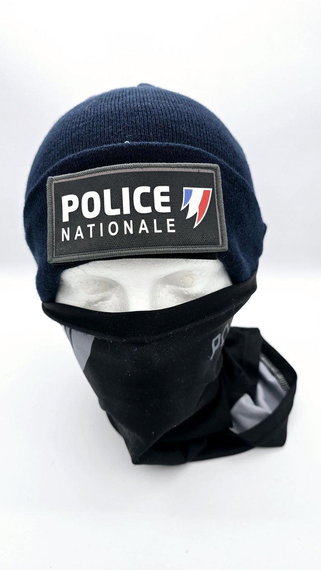 Bonnet velcro &amp; Mini flaps Police Nationale
