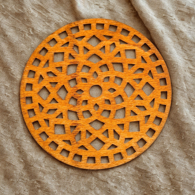 Lot de 6 Dessous de verre VITRAIL