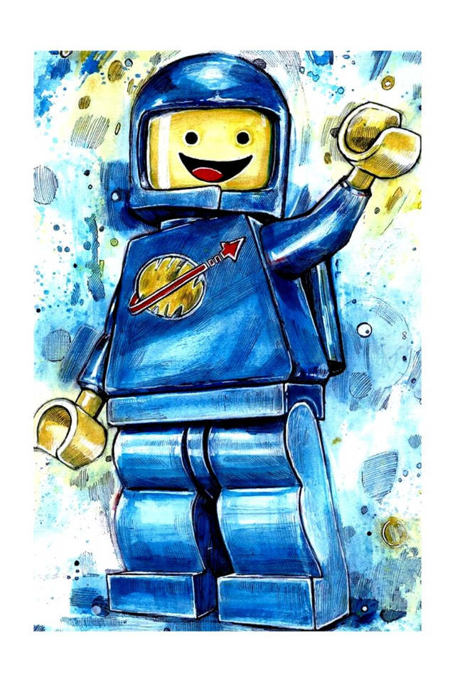 Lego Figures Art Print