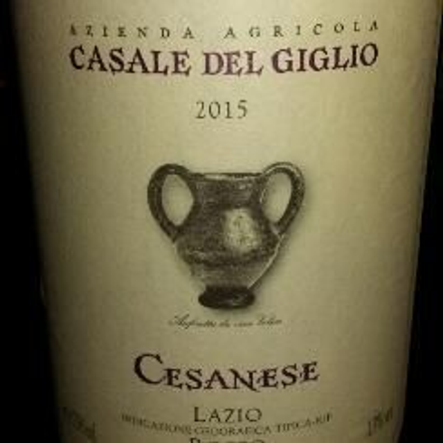 2017 Cesanese Lazio IGT