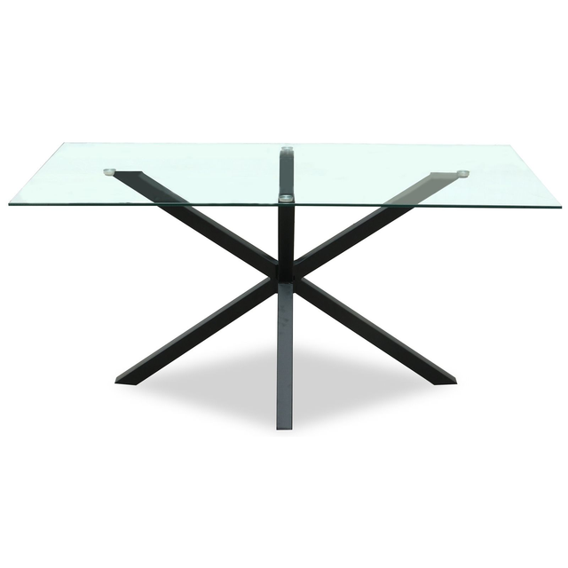 Monza Rectangular Glass Dining Table