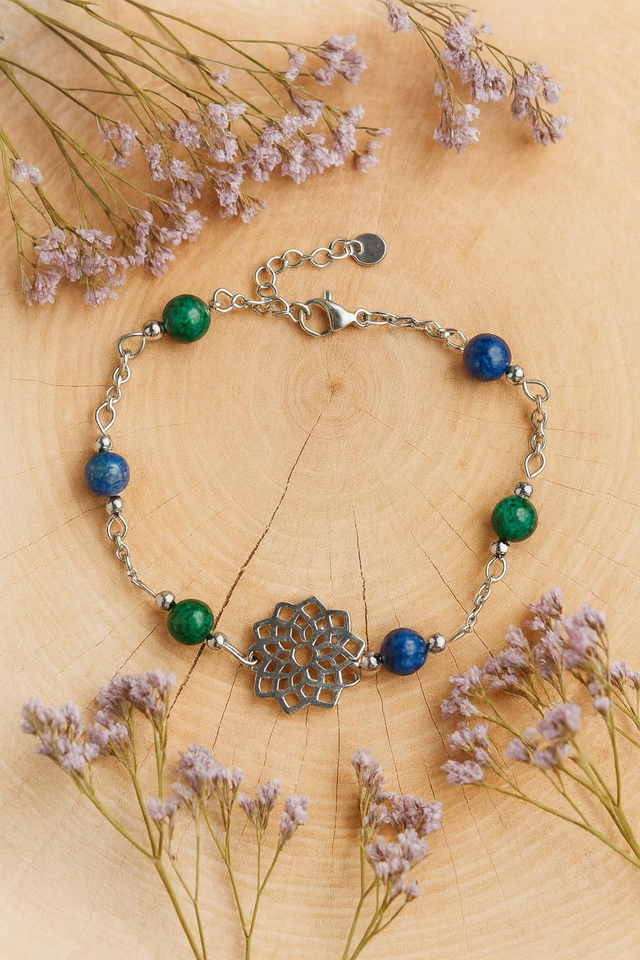 Bracelet Azurite - Clarté intérieure &amp; intuition profonde