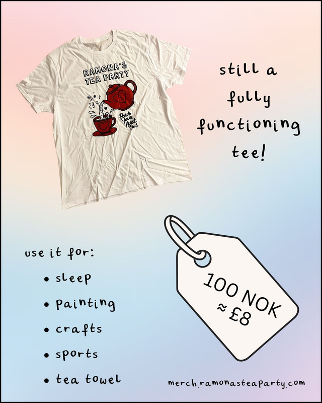 SOLD OUT - Misprint "Pour Your Heart Out" XL Tee!