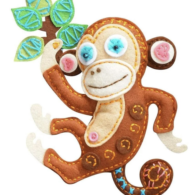 Kleiber Animal Felt Kit Monkey