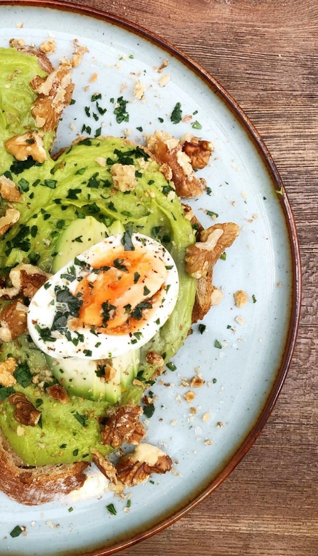 Avo + egg on toast