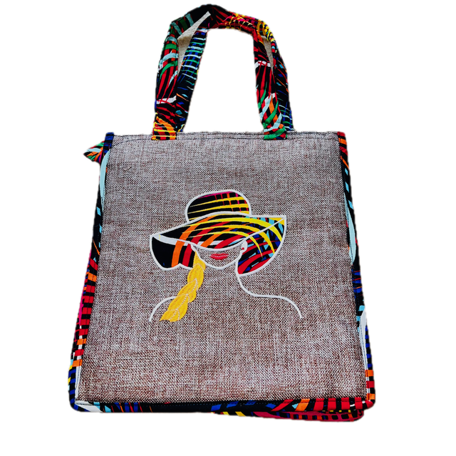 African Designed Hand / Utility Bag (07)
