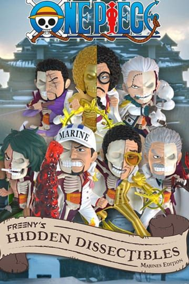 One Piece: Marines Edition Hidden Dissectibles Mini Figures