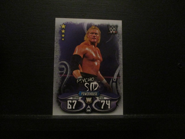 Psycho Sid - W Legends Slam Attax Live Original Trading Card #306