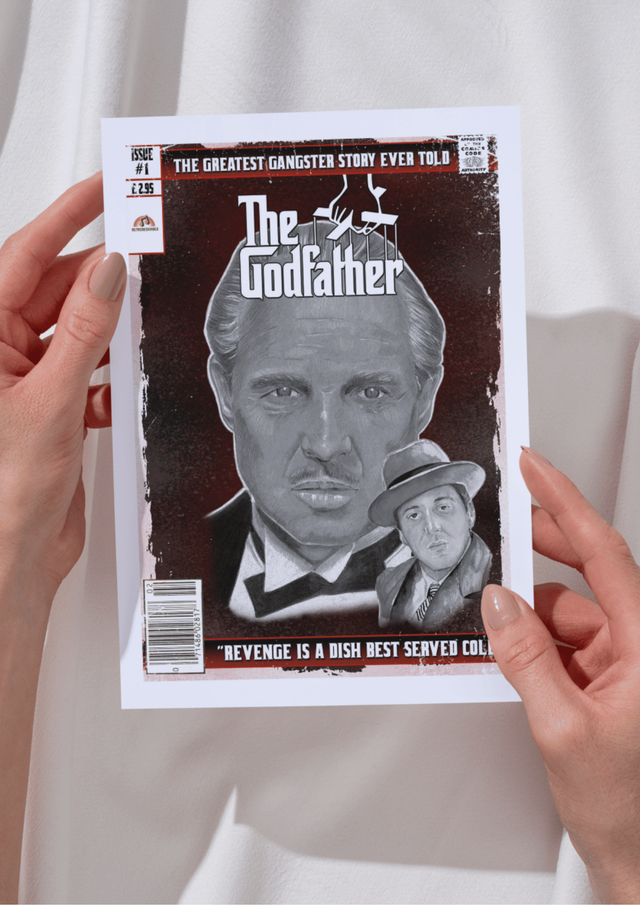The Godfather Comic Cover Art Greeting Cards