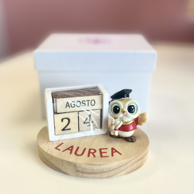 Gufo calendario Laurea