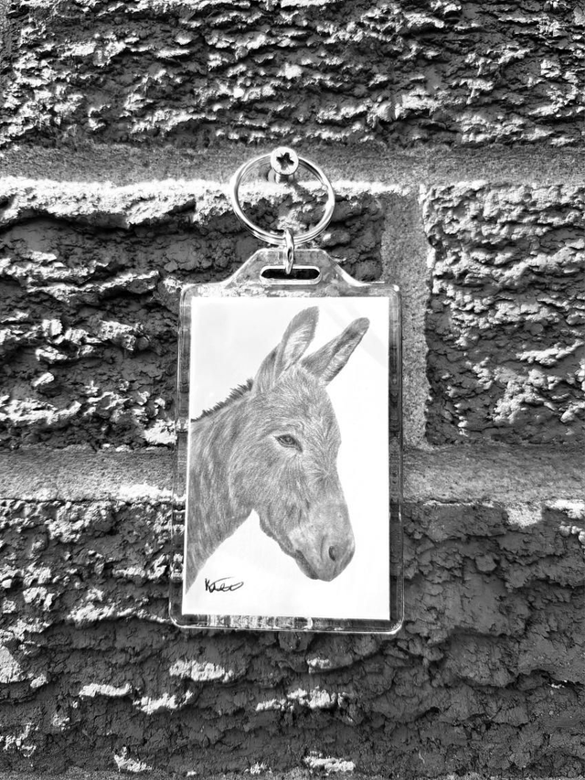 Donkey Keyring 