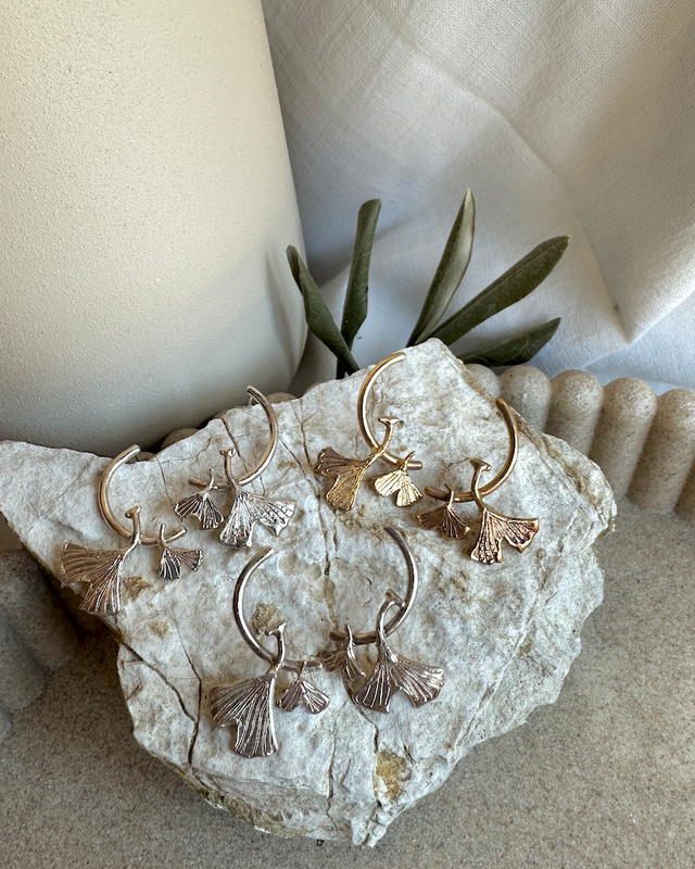 Orecchini Gingko Sospeso