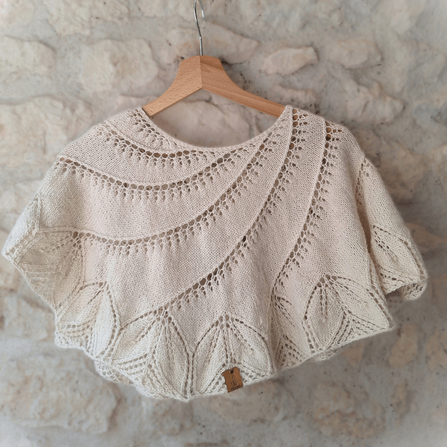 Châle Bégonia gris chiné – Collection Héritage