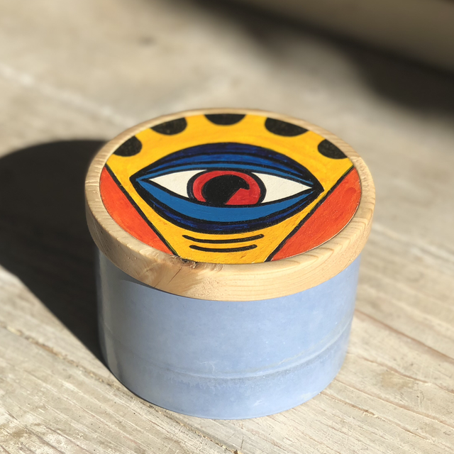 ClaHo Aufbewahrung M Eye bunt