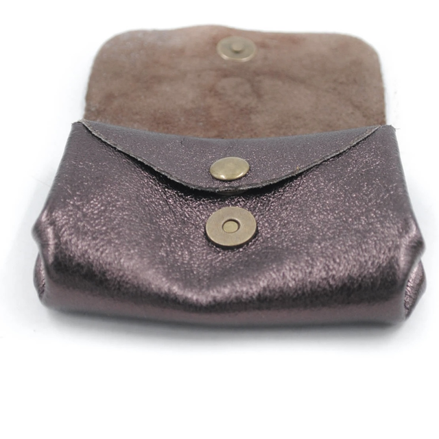 Porte monnaie en cuir