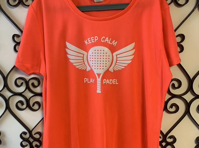 Tee shirt femme technique « keep calm »