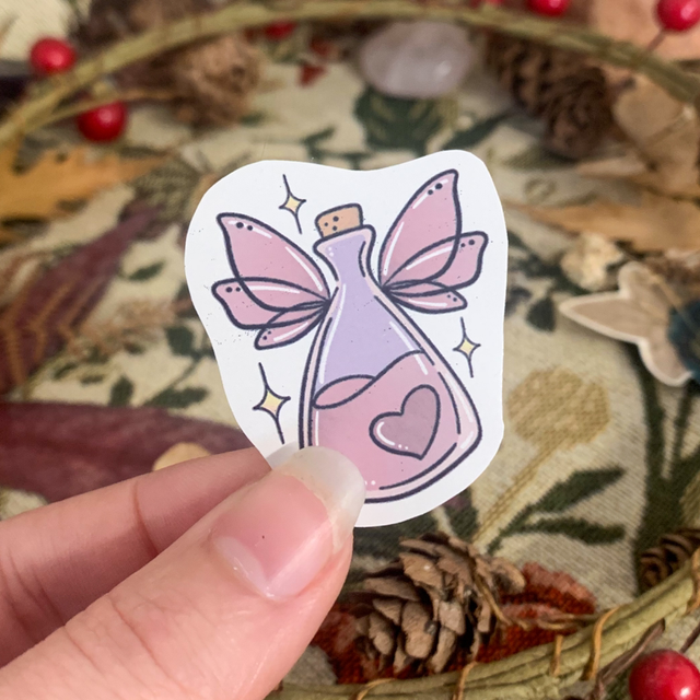 Sticker - Fiole rose