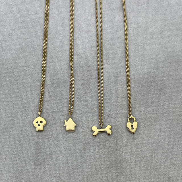 Hearts, Skulls, and Silly Things pendants