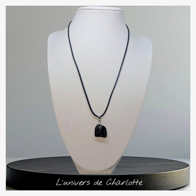 Pendentif "Tourmaline Schorl" TS-008