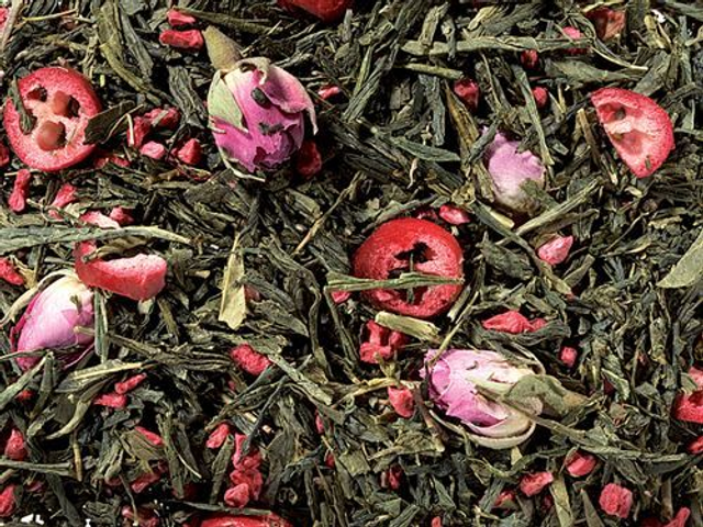 Thé Vert Cranberry Rose 100 g