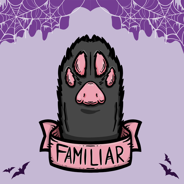 Familiar Cat Paw| Keyring, Pin or Phone Grip | 234