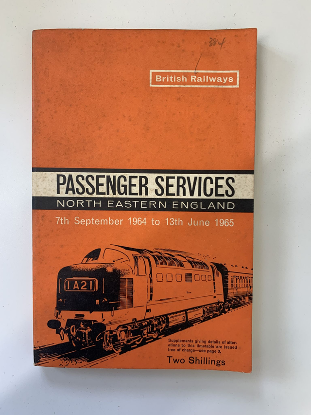 British Railways Passenger Services North Eastern England 1964-1965