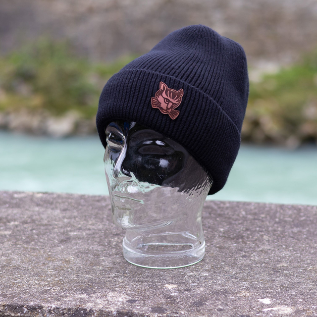 RUFUS-Beanie mit Aufnäher (Recycled/Made in Feldkirch)