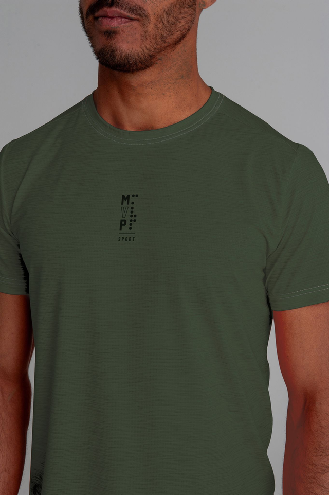 T-shirt Sport Tech MVP CHINOUZ Olive