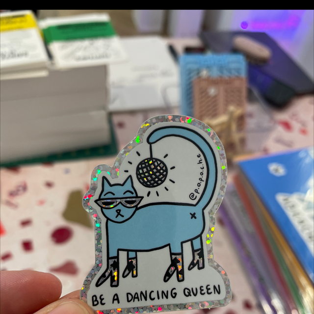 Pop34 sticker be a dancing Queen - Popoche 