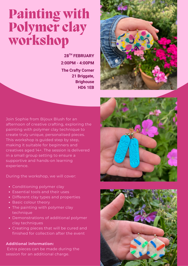 28th February 2026 - Polymer Clay Workshop with Sophie