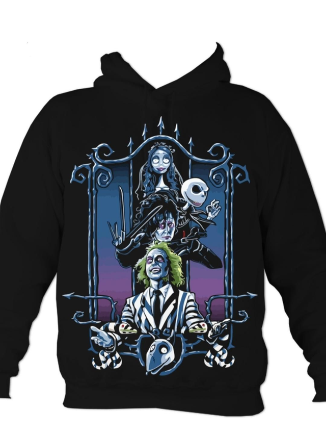 Tim Burton Overhead Hoodie