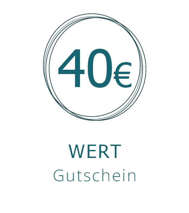 Wert-Gutschein 40€