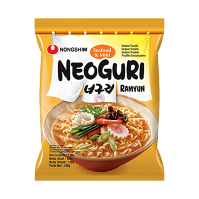 Nongshim Instant Noodles - Seafood &amp; Mild, 120 G