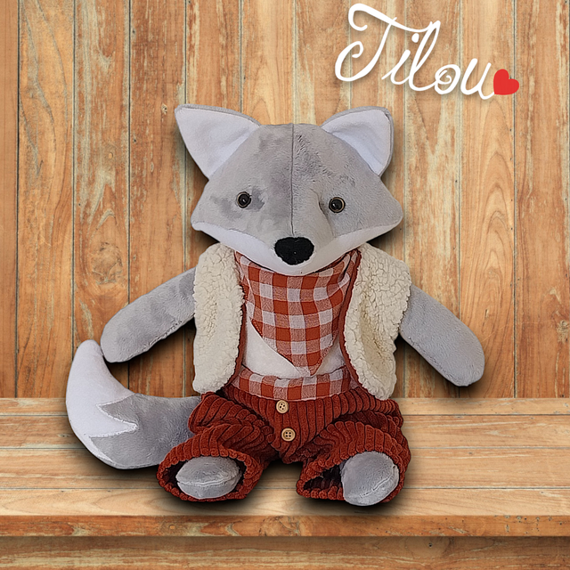 Peluche Tilou Le gentil loup