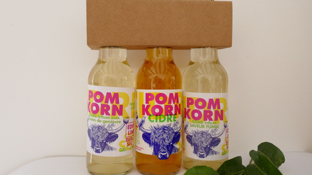 D- TRIO de cidres Infusés 3 saveurs - 3x33 cl