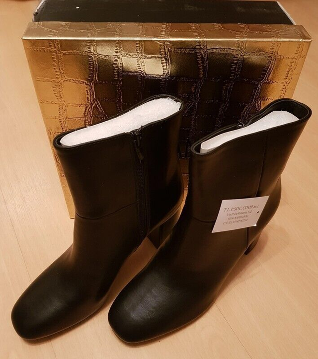 Bottines femme Tulipano noires à talon 