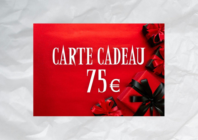 Carte cadeau Horreur 75€ - version physique