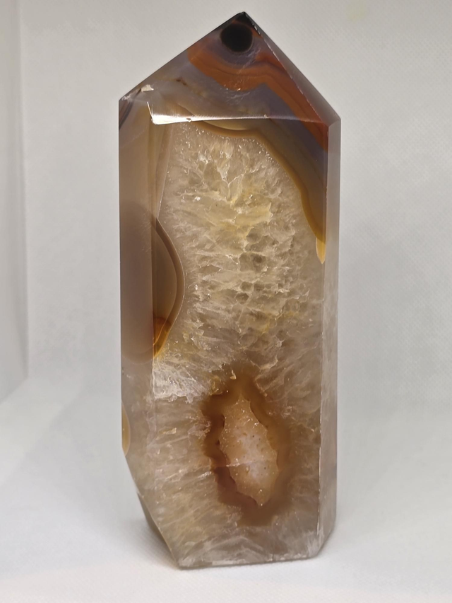 Agate cristallisée du Brésil