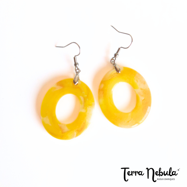 Grandes boucles d'oreilles Lumineuse | BO015
