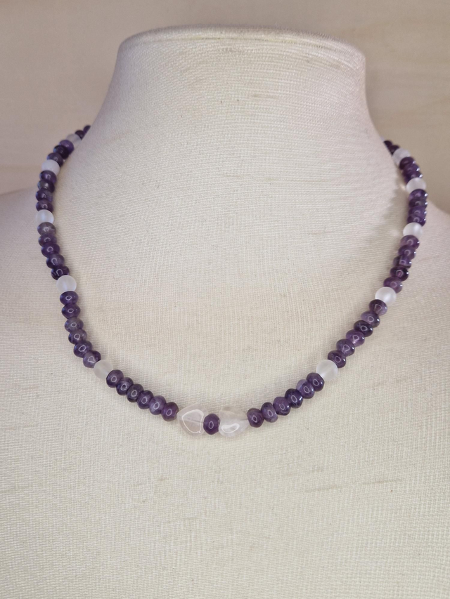 Améthyste, Quartz rose / 048