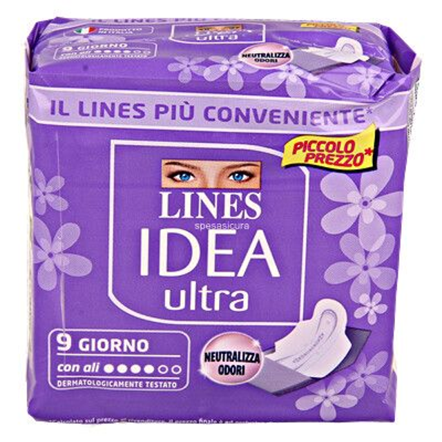 LINES IDEA ULTRA ASSORBENTI GIORNO CON ALI