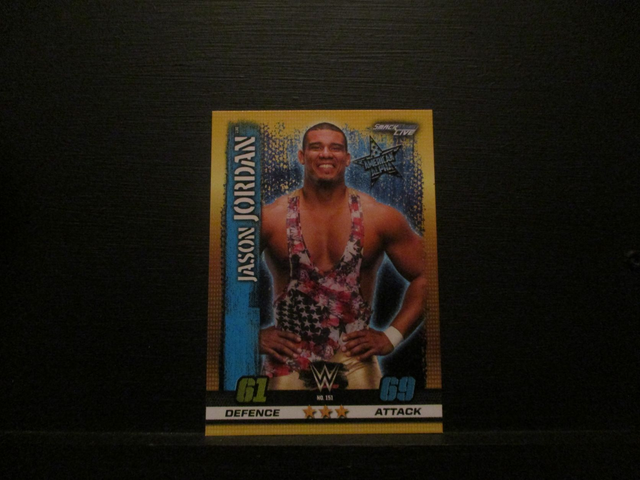 Jason Jordan - Smackdown Live Slam Attax 10th Edition Original Trading Card #151