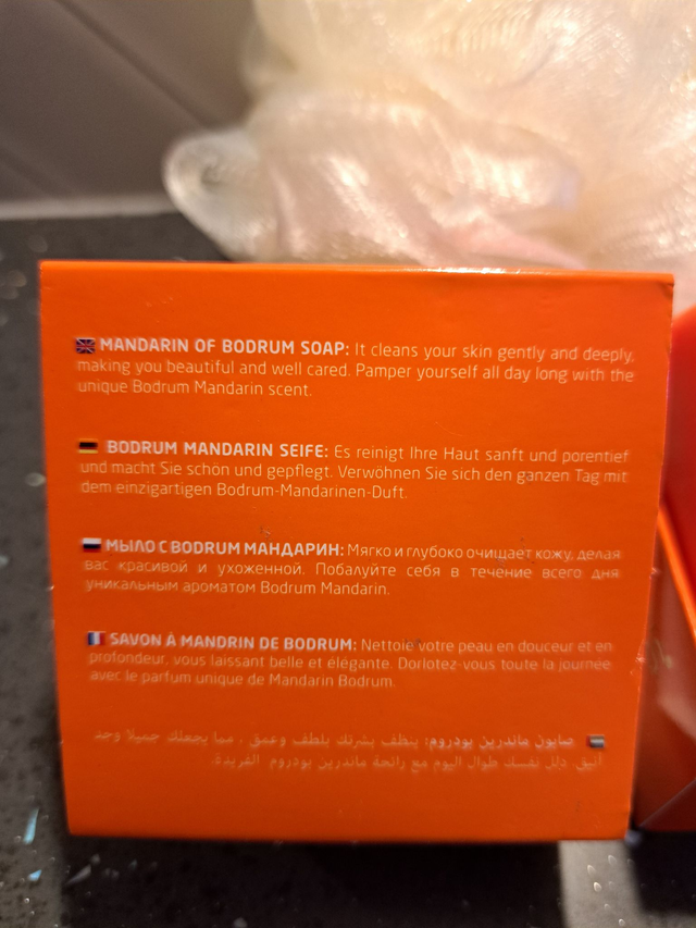 Bodrum Mandarin "Orange" Soap & Scrunch