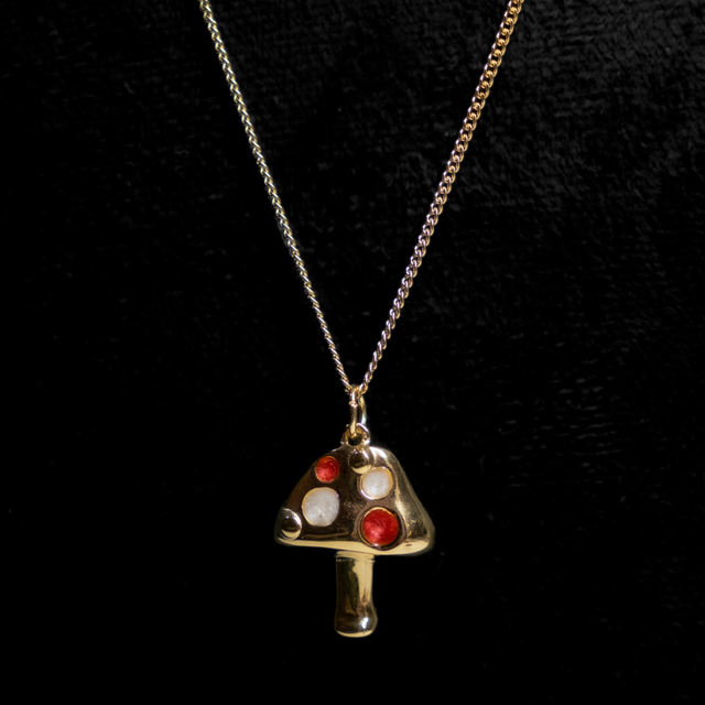 Mushroom Necklace